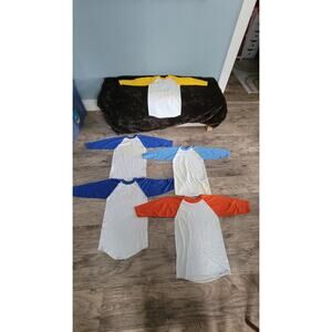 Vintage Russell Athletic Youth Baseball Tees Lot of 5 | 80s 90s Made USA |...